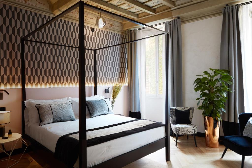 Двухместный (Номер Делюкс с кроватью размера «king-size») гостевого дома Naman Hotellerie, Рим