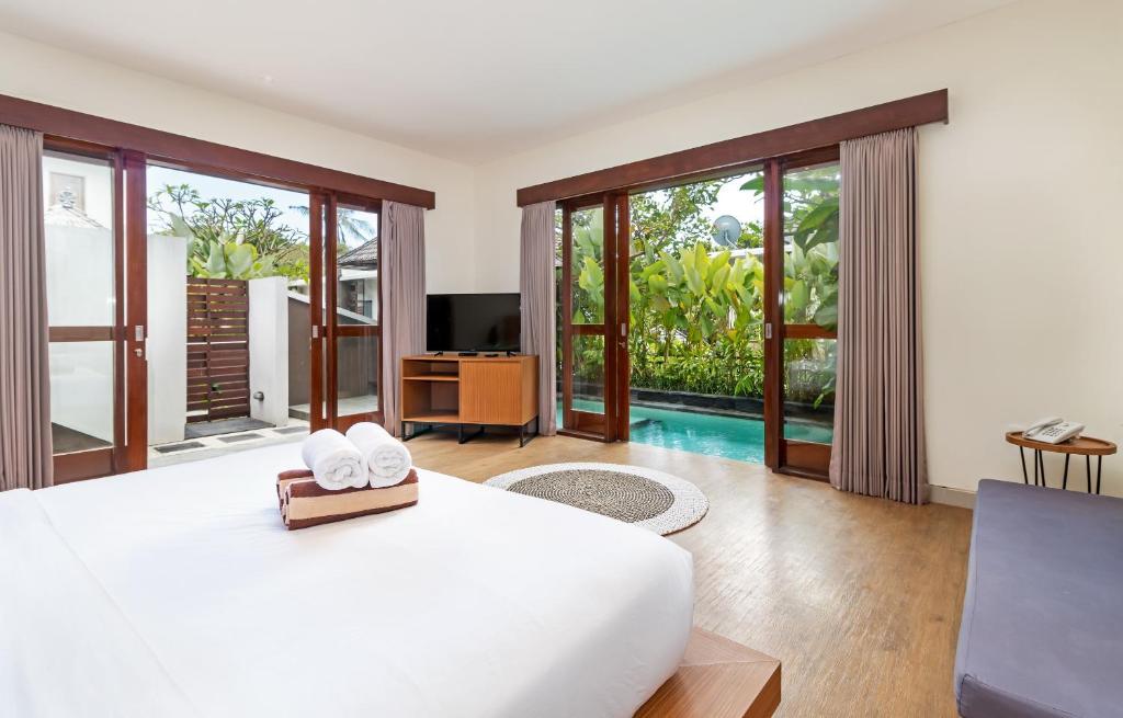 Вилла (Вилла с 1 спальней и собственным бассейном) курортного отеля Annupuri Villas Bali, Чангу