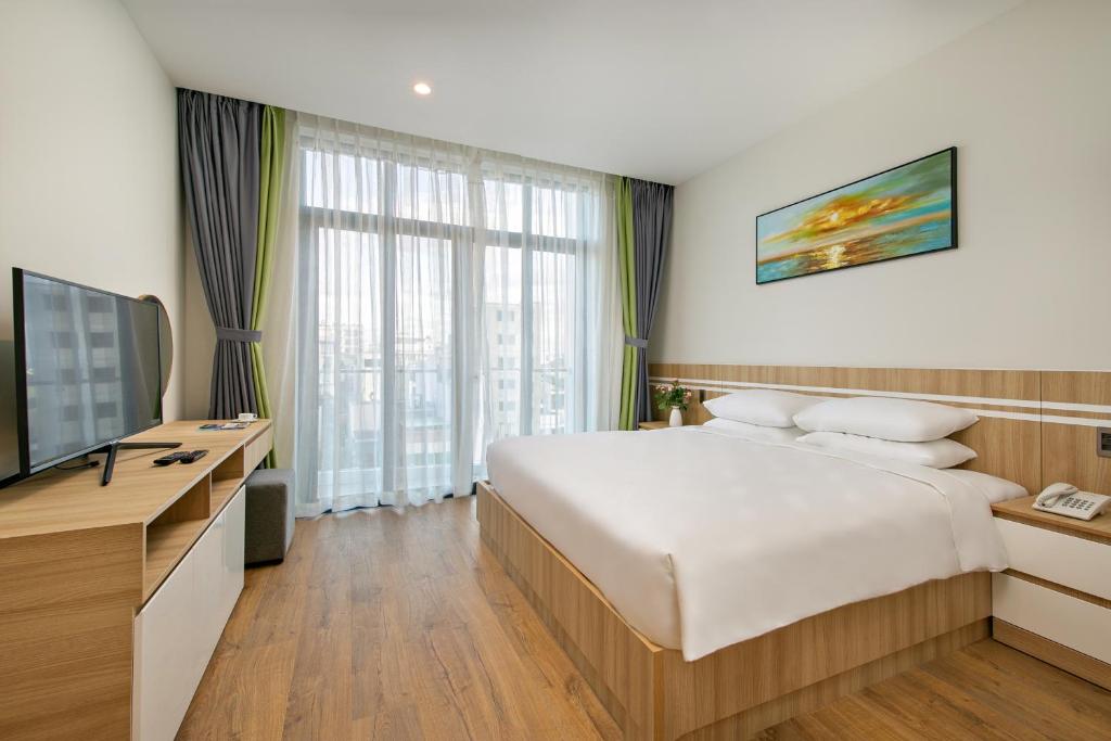 Апартаменты (Апартаменты с 2 спальнями) апарт-отеля Sun River Hotel & Apartment, Дананг