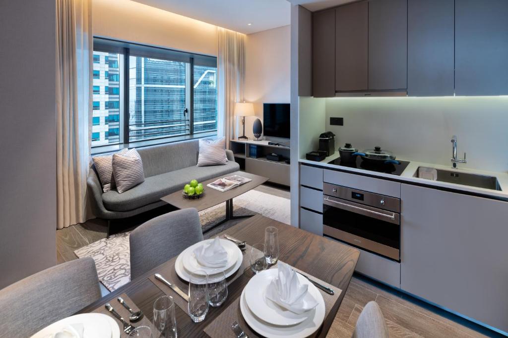 Апартаменты (Номер Делюкс с 2 спальнями), Oakwood Premier OUE Singapore