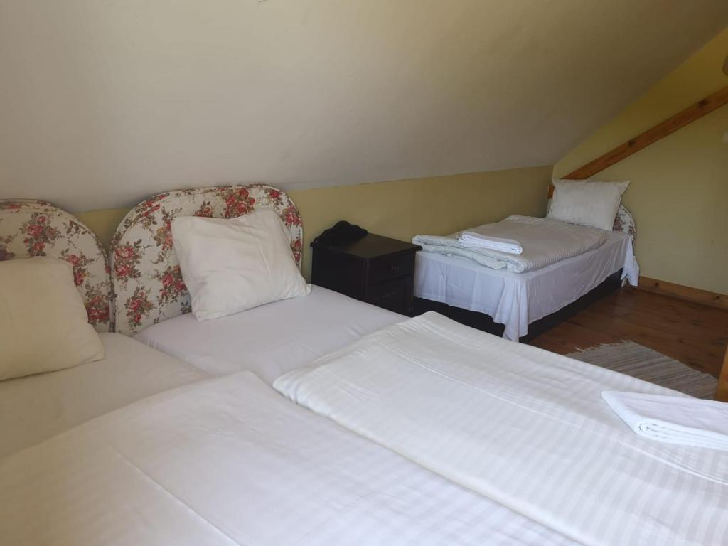 Трехместный (Трехместный номер эконом-класса с общей ванной комнатой) отеля Marcienas Muiza & SPA, Екабпилс