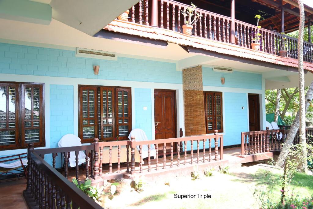 Трехместный (Трехместный номер Делюкс с видом на море), Varkala Marine Palace