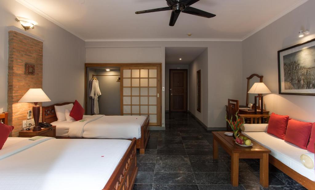 Сьюит (Улучшенный двухместный номер с 2 отдельными кроватями) курортного отеля Pilgrimage Village Boutique Resort & Spa, Хюэ
