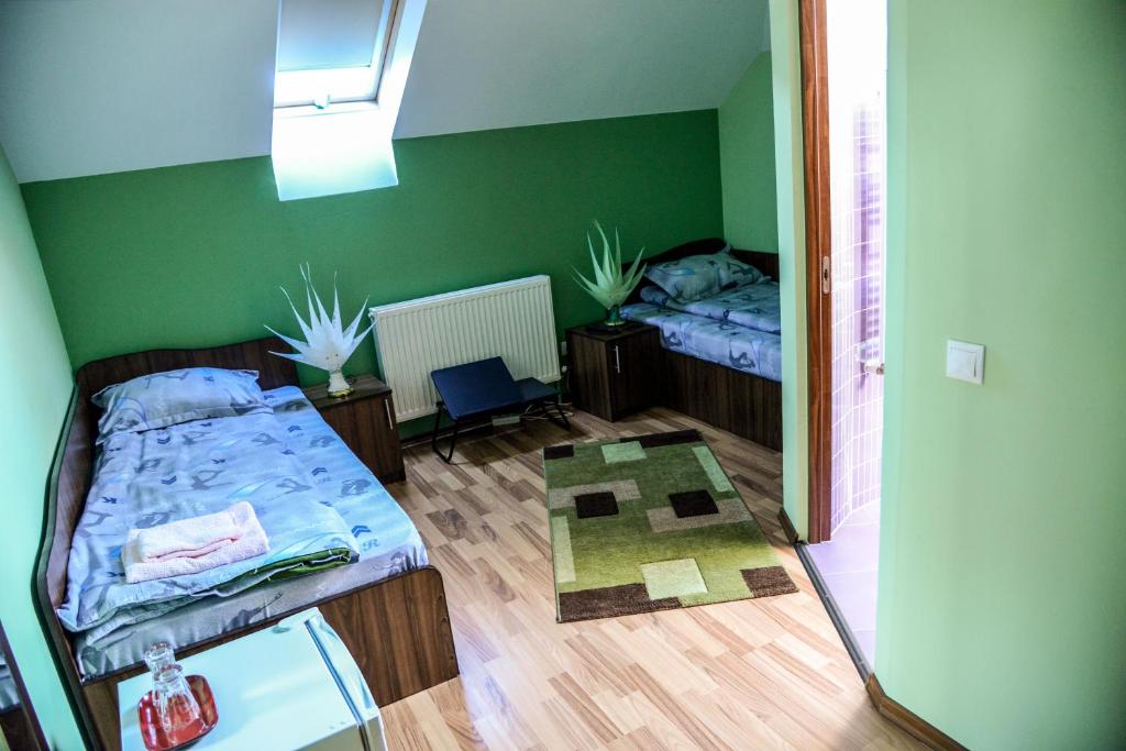 Двухместный (Двухместный номер с 2 отдельными кроватями - Мансарда) гостевого дома Pensiunea Andrei, Рымнику-Вылча