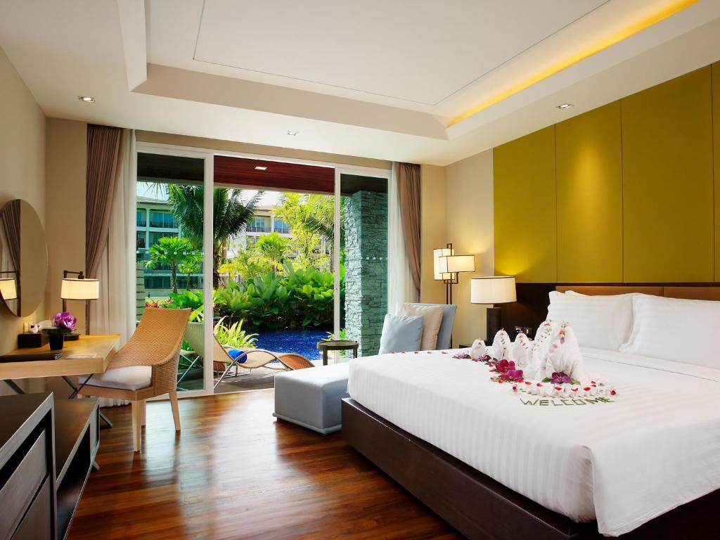 Двухместный (Двухместный номер Делюкс с 1 кроватью и доступом к бассейну) курортного отеля Sentido Graceland Khao Lak, Кхаулак