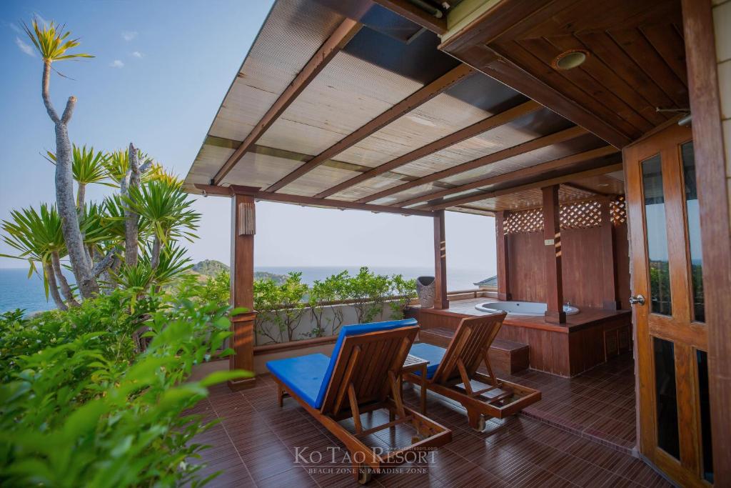 Семейный (Family Seaview Terrace), Курортный отель Ko Tao Resort - Sky Zone