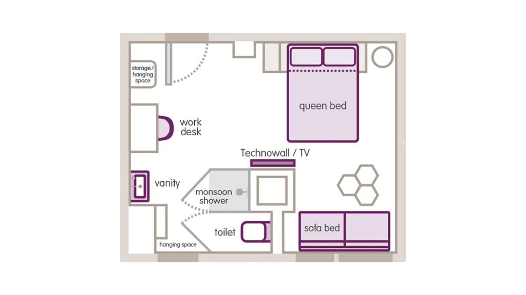 Двухместный (First Class Queen Jr. Suite), Yotel San Francisco