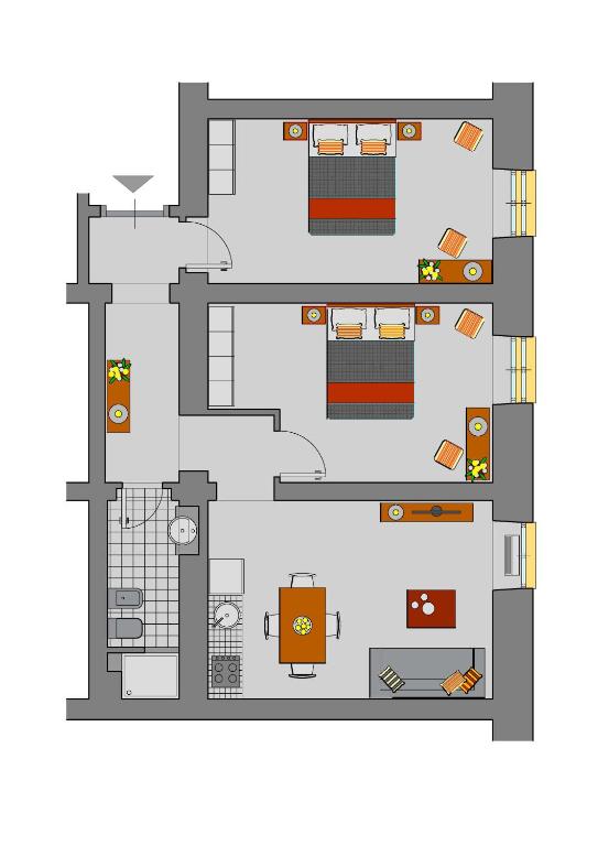 Апартаменты (Апартаменты Marrone), Residenza Termini