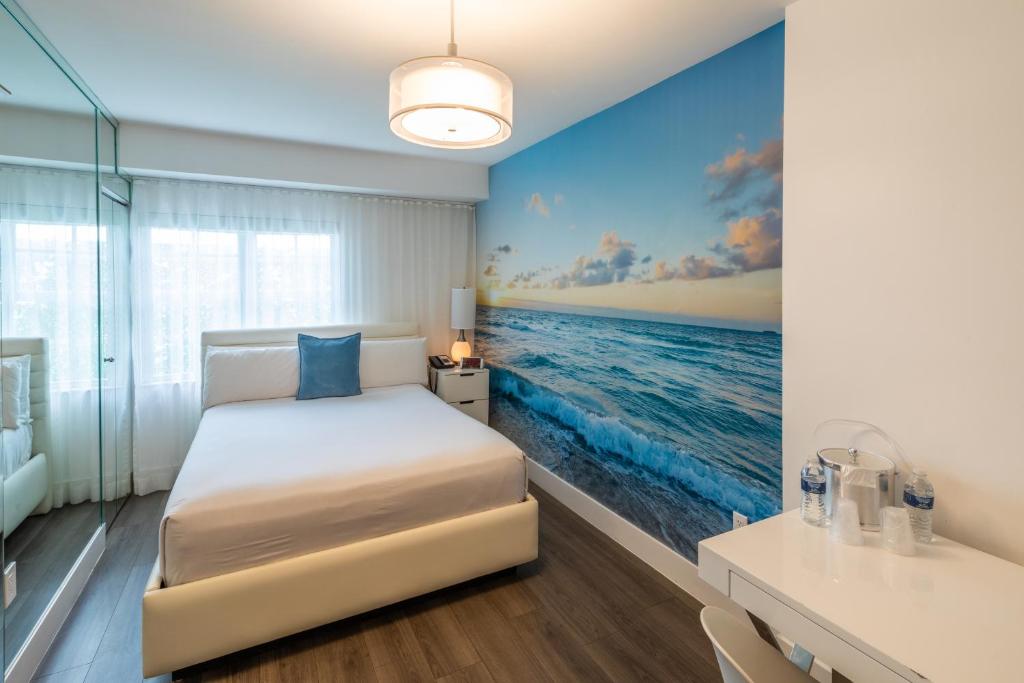 Одноместный (Президентская вилла с кроватью размера «queen-size») отеля President Villa, Майами-Бич