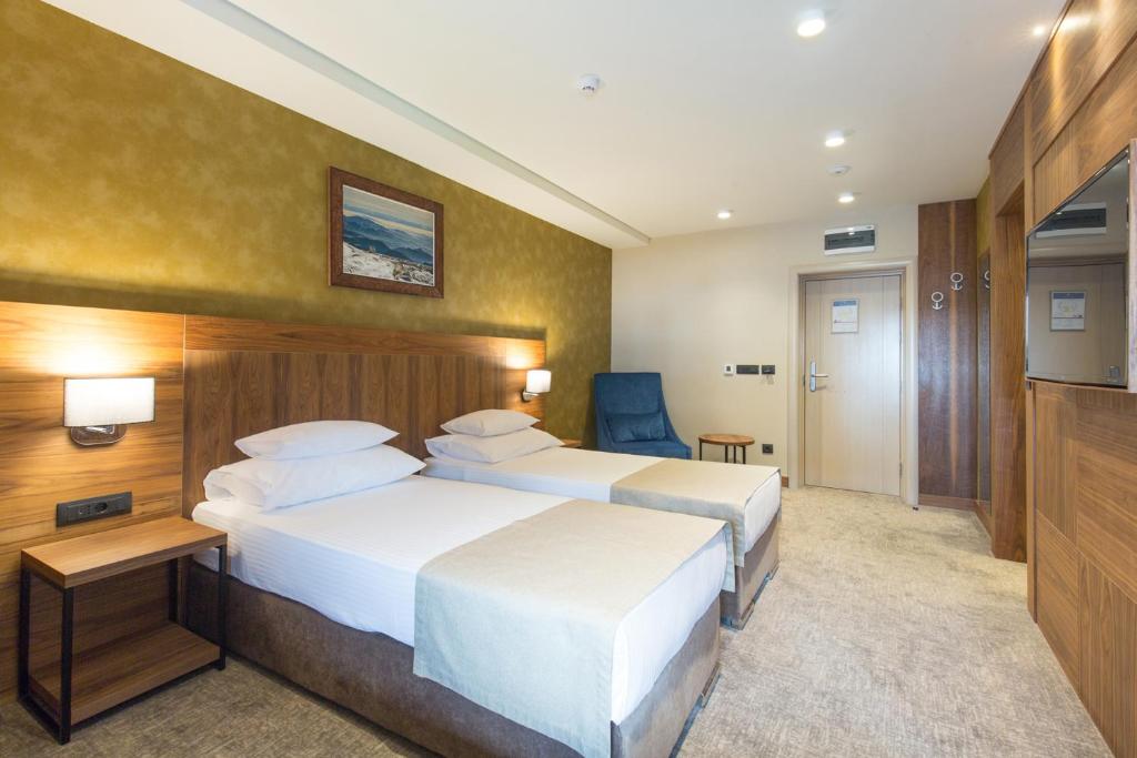 Двухместный (Улучшенный двухместный номер Делюкс с 1 кроватью или 2 отдельными кроватями) отеля Grand Hotel & Spa, Копаоник