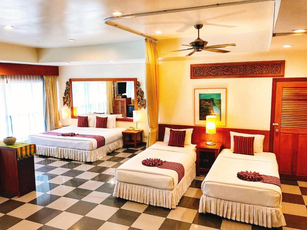 Сьюит (Люкс Hu Khwang с 2 спальнями и видом на море) курортного отеля Birds and Bees Resort, Паттайя