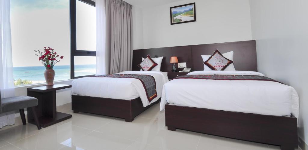 Двухместный (Двухместный номер с 2 отдельными кроватями) отеля Anh Linh 2 Hotel, Донгхой