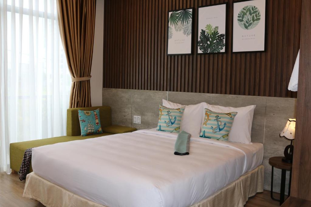 Двухместный (Двухместный номер Делюкс с 1 кроватью) апарт-отеля The Fish Village Villa, Дананг