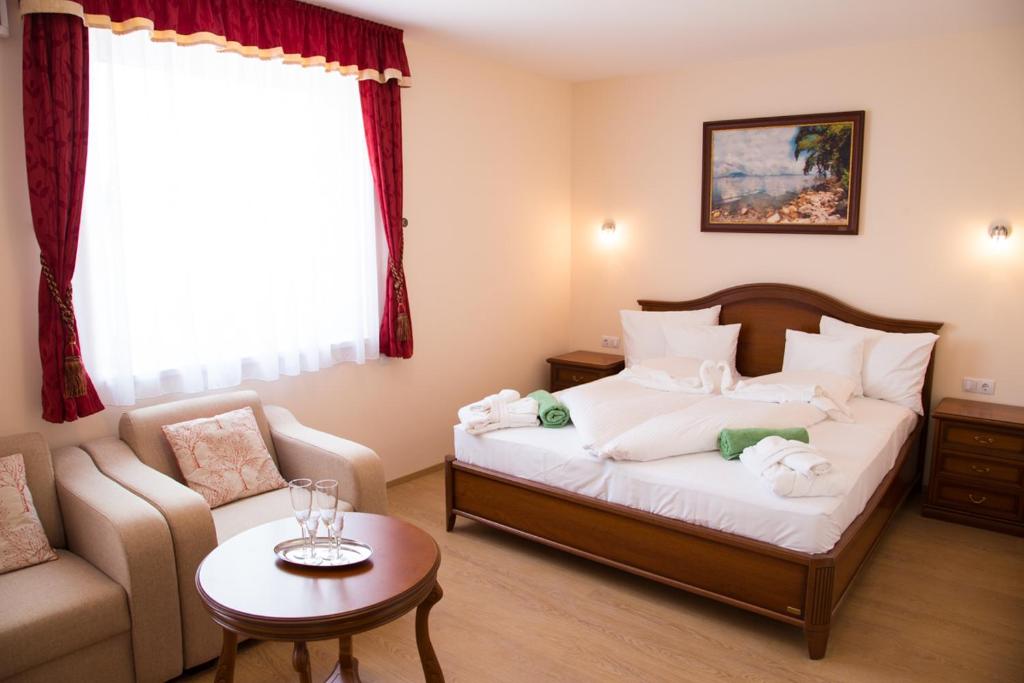 Двухместный (Двухместный номер с 1 кроватью и террасой) отеля Luxury Spa & Conference Hotel, Шиофок
