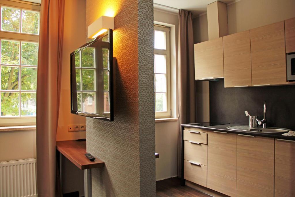 Апартаменты (Апартаменты с 1 спальней) апарт-отеля Aparthotel Neptun, Гданьск