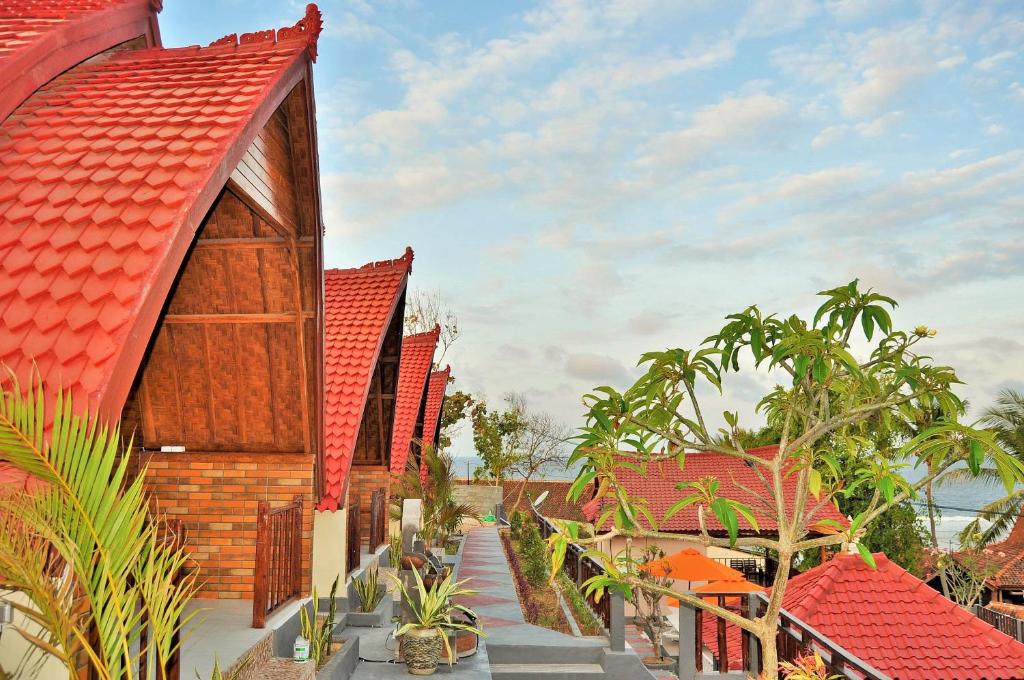 Номер (Бунгало Делюкс с видом на море), Surya Chandra Beach Bungalow