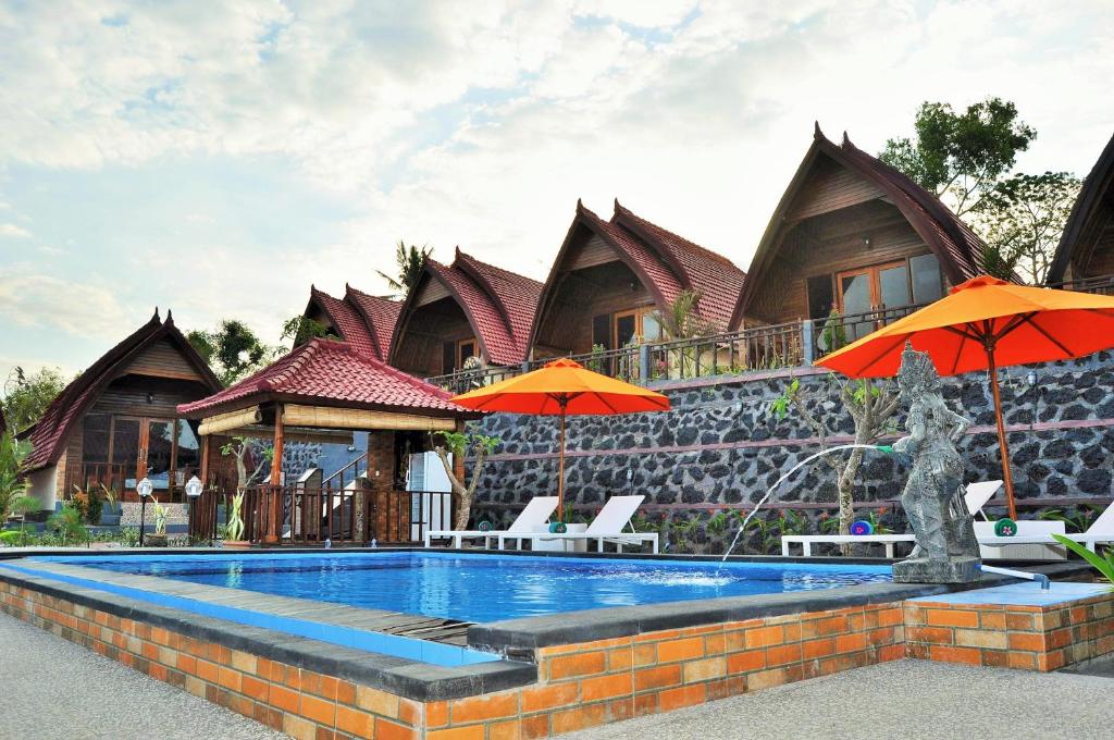 Номер (Бунгало Делюкс с видом на море), Surya Chandra Beach Bungalow