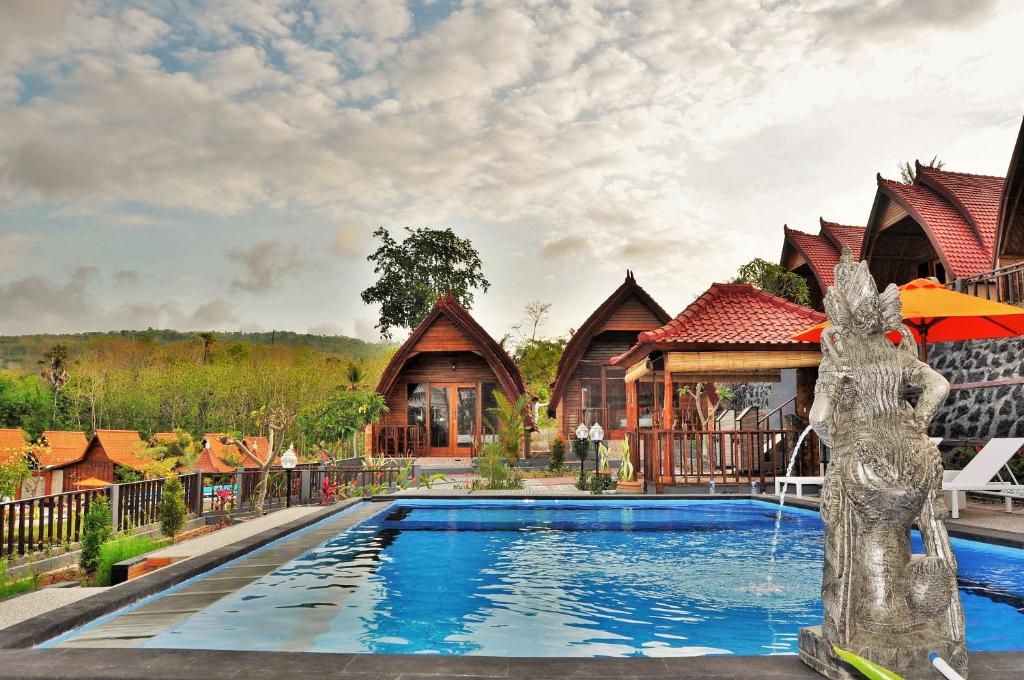 Номер (Бунгало Делюкс с видом на море), Surya Chandra Beach Bungalow