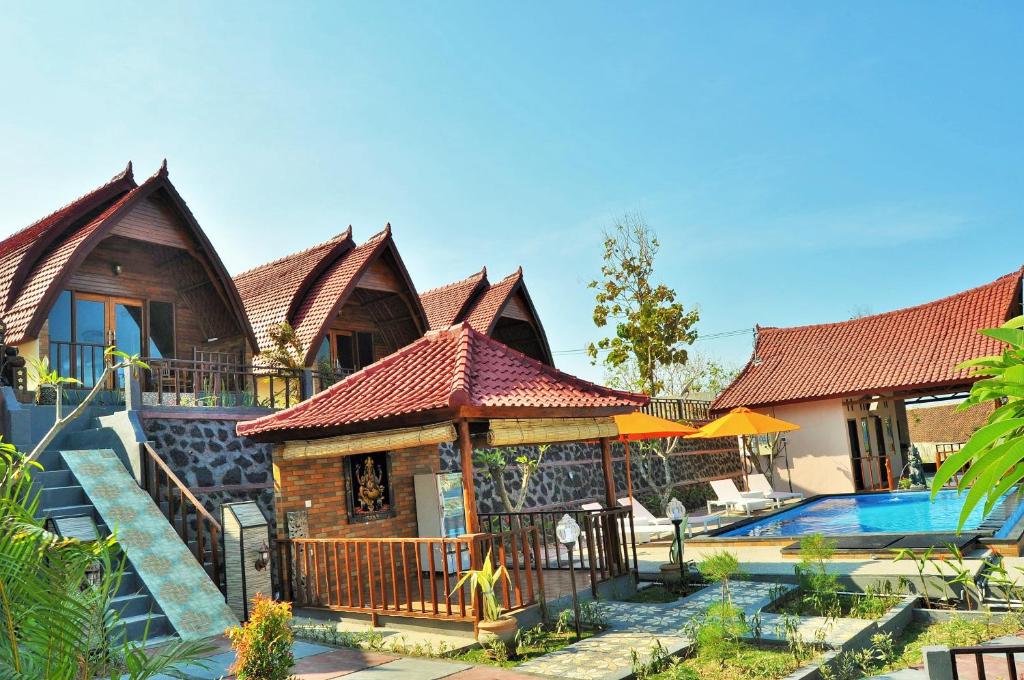 Номер (Бунгало Делюкс с видом на море), Surya Chandra Beach Bungalow