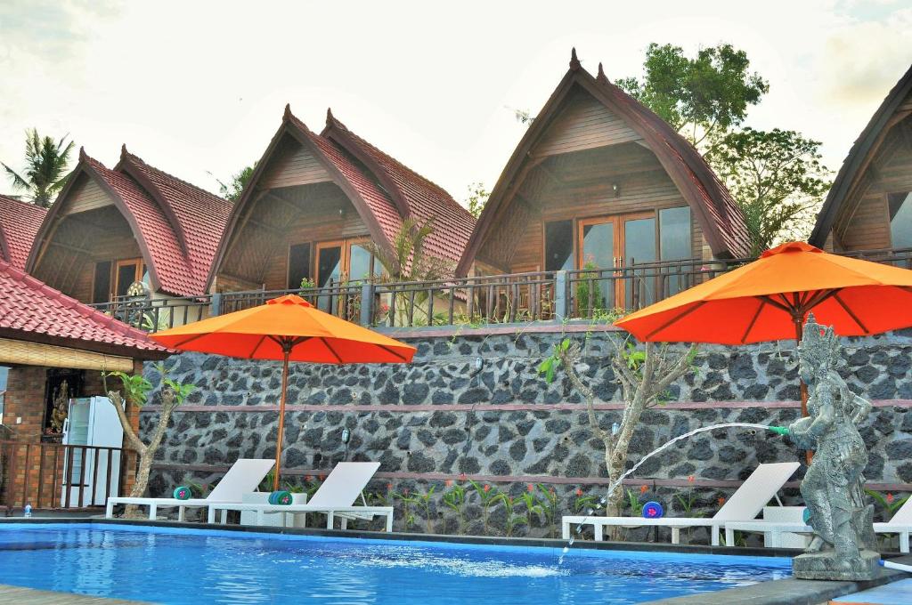 Номер (Бунгало Делюкс с видом на море), Surya Chandra Beach Bungalow