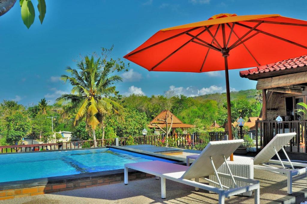 Номер (Бунгало Делюкс с видом на море), Surya Chandra Beach Bungalow