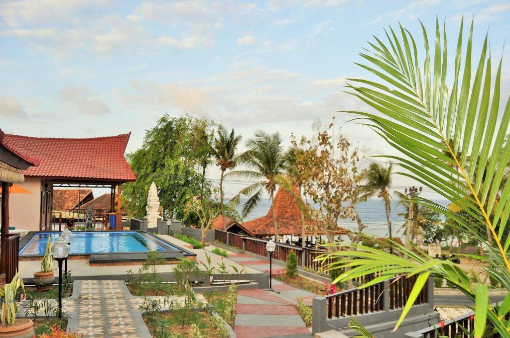 Номер (Бунгало Делюкс с видом на море), Surya Chandra Beach Bungalow