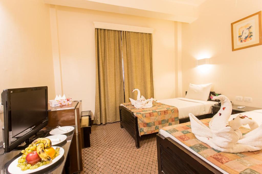 Двухместный (Стандартный двухместный номер с 1 кроватью или 2 отдельными кроватями) отеля Happi Hotel, Асуан