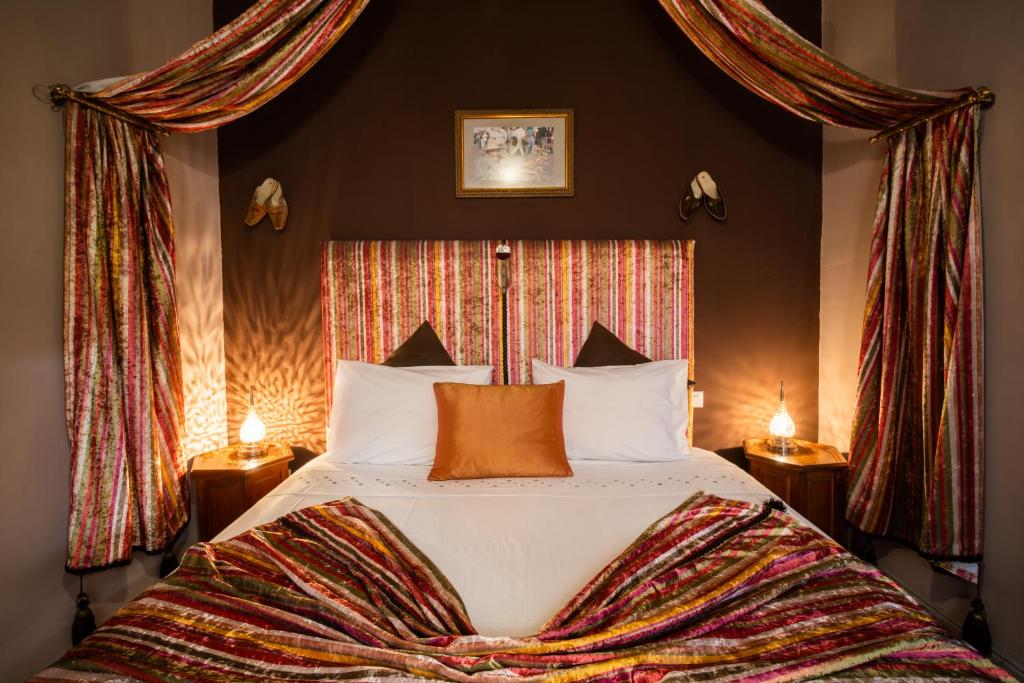 Двухместный (Двухместный номер с 1 кроватью и собственной ванной комнатой) отеля Riad Azcona, Марракеш