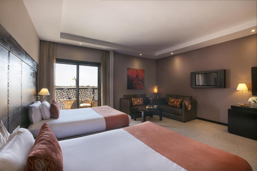 Двухместный (Стандартный двухместный номер с 1 кроватью или 2 отдельными кроватями) отеля Kech Boutique Hotel & Spa, Марракеш