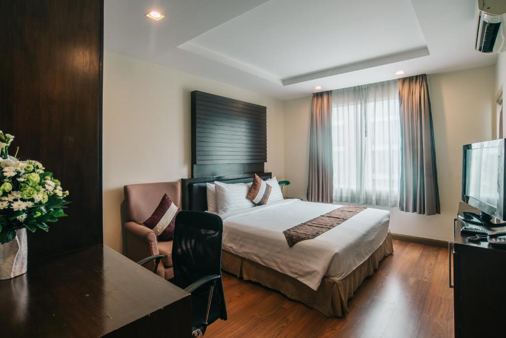 Двухместный (Улучшенный двухместный номер с 1 кроватью) отеля iCheck inn Sukhumvit soi 2, Бангкок