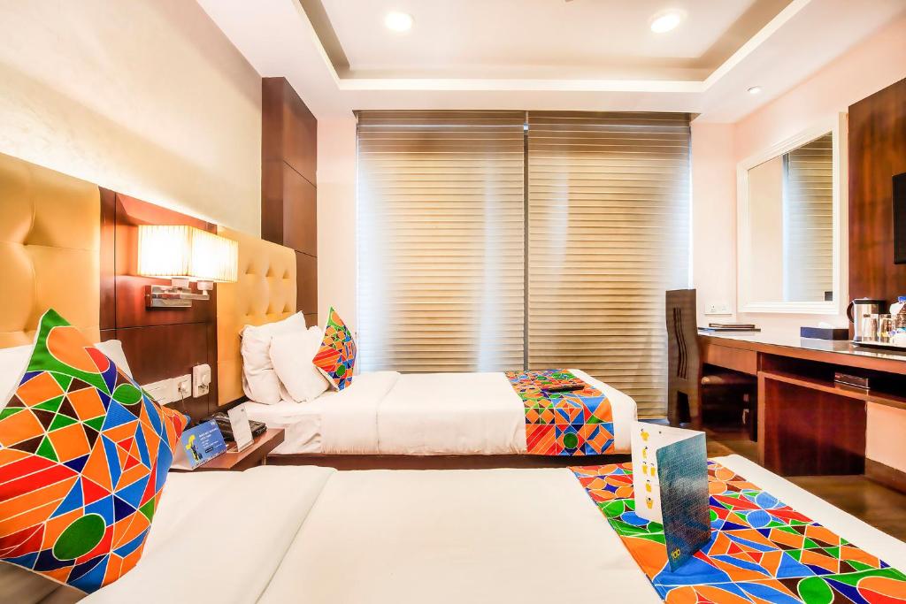 Двухместный ((Sanitised) Deluxe Room) отеля Jasmine Boutique Hotel, Нью-Дели