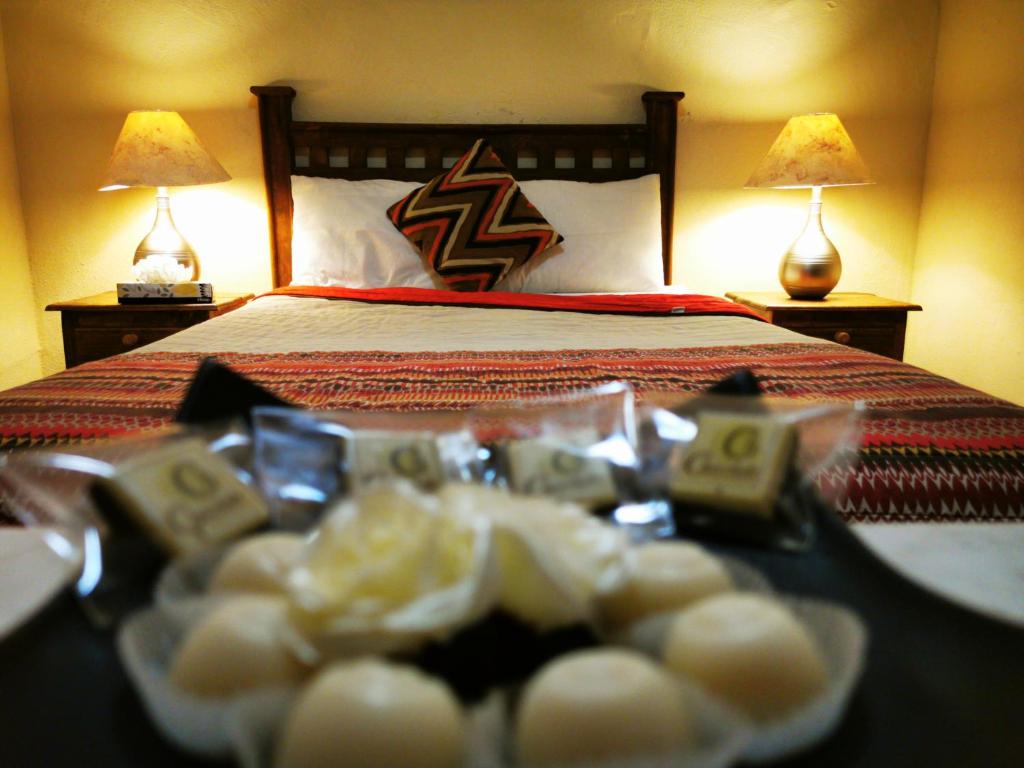 Двухместный (Двухместный номер с 1 кроватью с внутренней стороны) апарт-отеля Hotel Chocolate Suites, Гуанахуато