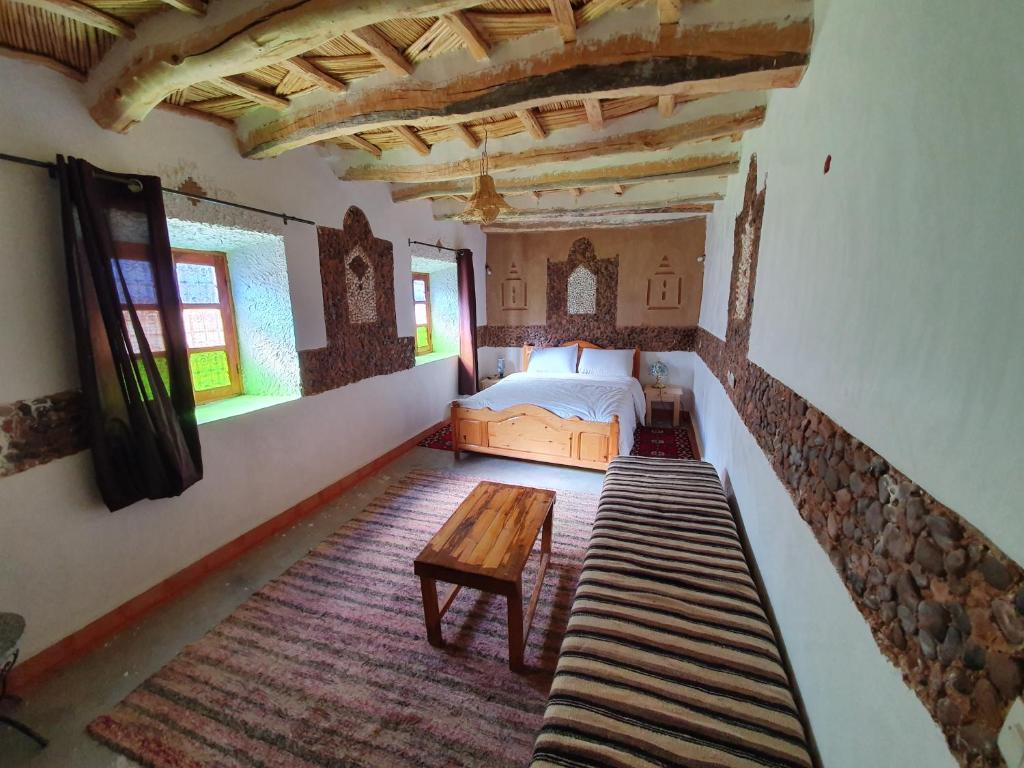Двухместный (Двухместный номер с 1 кроватью) гостевого дома Kasbah Chems, Бумальн