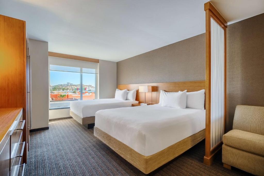 Четырехместный (Номер с 2 кроватями размера «queen-size» (Без дивана-кровати)) отеля Hyatt Place Los Cabos, Сан-Хосе-дель-Кабо