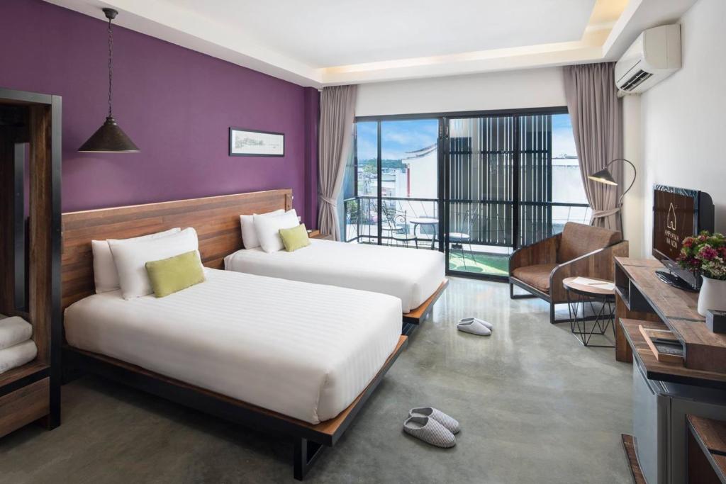 Двухместный (Двухместный номер Делюкс с 2 отдельными кроватями) курортного отеля Amphawa Na Non Hotel & Spa, Ампхава