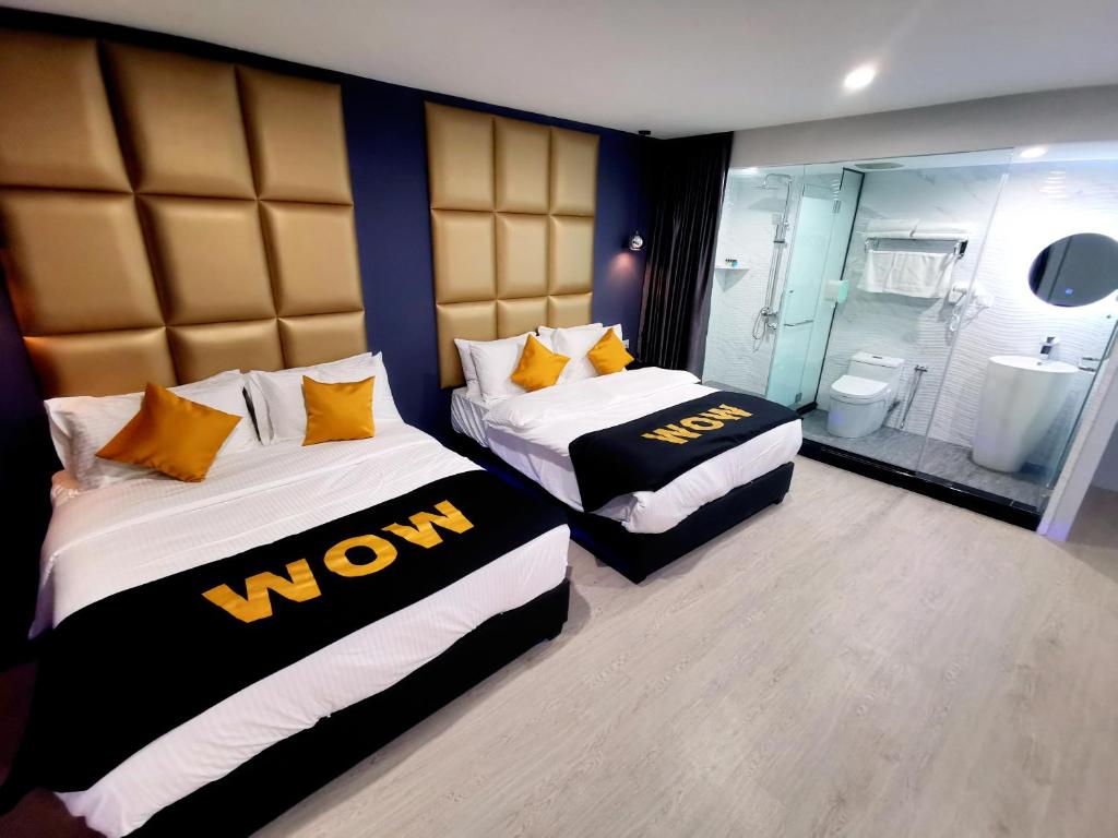 Четырехместный (Четырехместный номер) отеля WOW Hotel Penang, Джорджтаун
