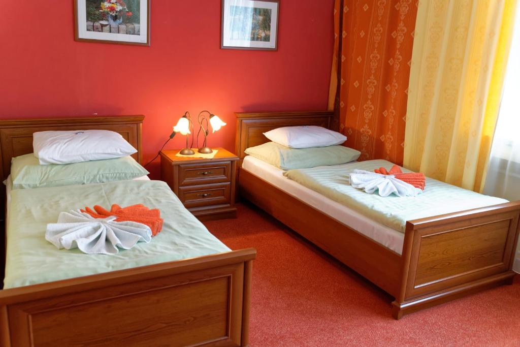 Двухместный (Двухместный номер Делюкс с 2 отдельными кроватями) отеля Hotel KAMU GARNI, Всетин