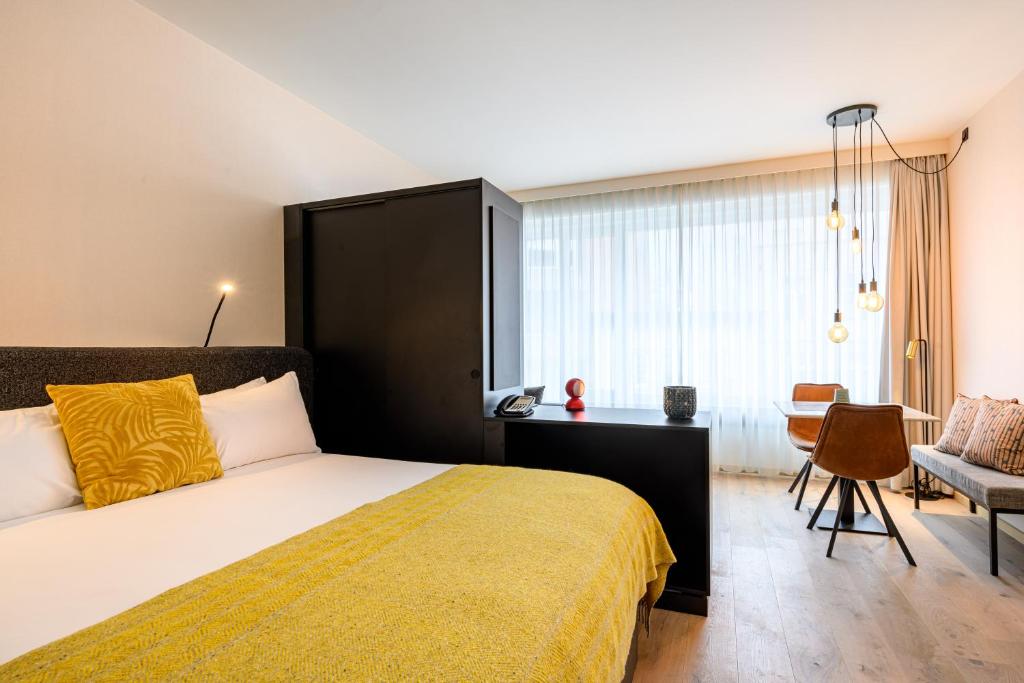 Двухместный (Представительский двухместный номер с 2 отдельными кроватями и кухней) апарт-отеля Antwerp City Hotel, Антверпен
