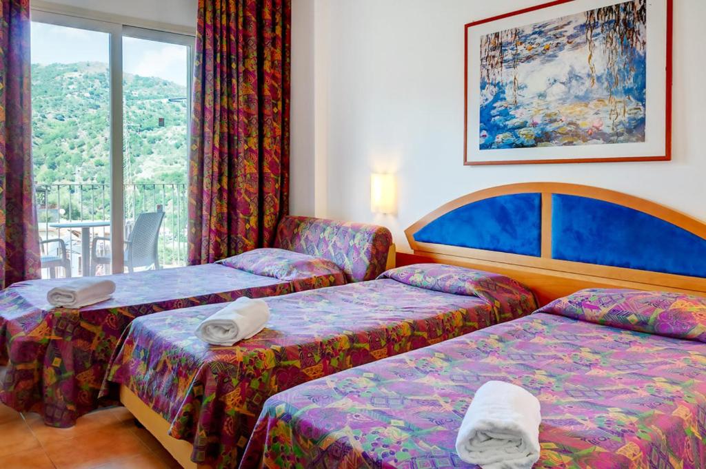 Двухместный (Двухместный номер эконом-класса с 1 кроватью или 2 отдельными кроватями) отеля Hotel Antares, Летоянни