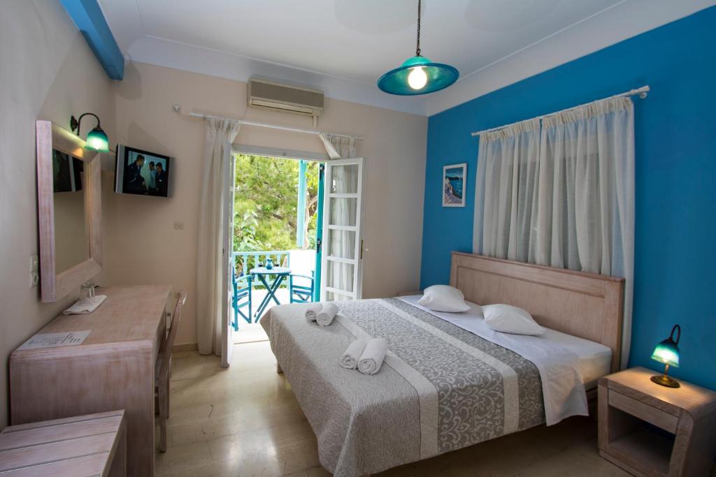 Двухместный (Двухместный номер с 1 кроватью или 2 отдельными кроватями) отеля Hotel Andreas, Камари
