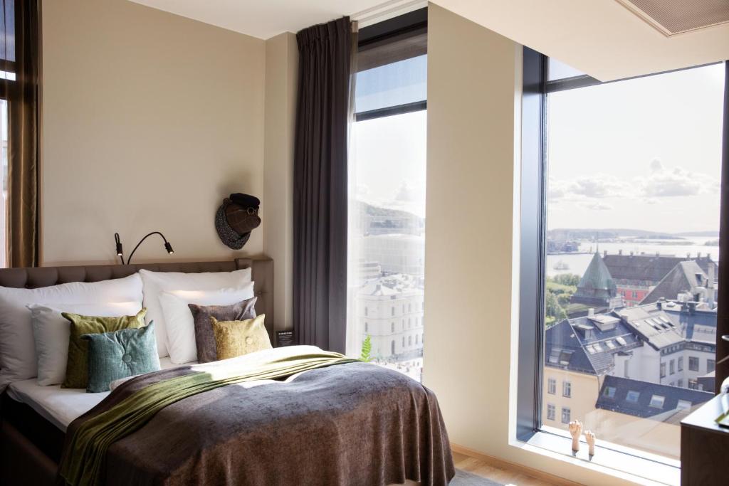 Двухместный (Улучшенный двухместный номер с 1 кроватью или 2 отдельными кроватями) отеля Clarion Hotel The Hub, Осло