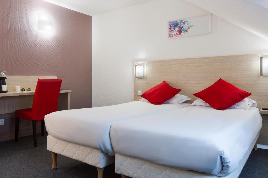 Двухместный (Стандартный двухместный номер с 2 отдельными кроватями) отеля Comfort Hotel Metz Woippy, Мец