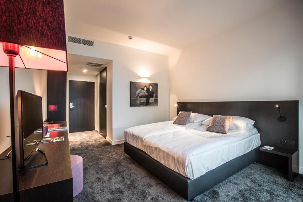 Двухместный (Улучшенный двухместный номер Делюкс с 1 кроватью или 2 отдельными кроватями) отеля Serwir Hotel, Антверпен