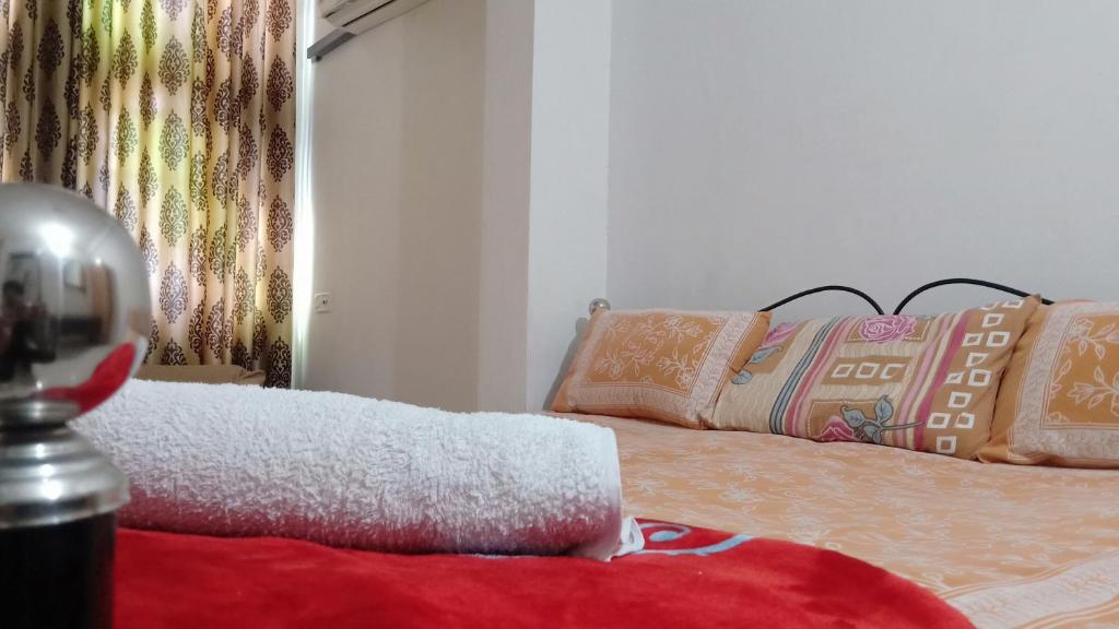 Двухместный (Двухместный номер Делюкс с 1 кроватью (для 2 взрослых и 1 ребенка)) гостевого дома Blue king, Джайпур