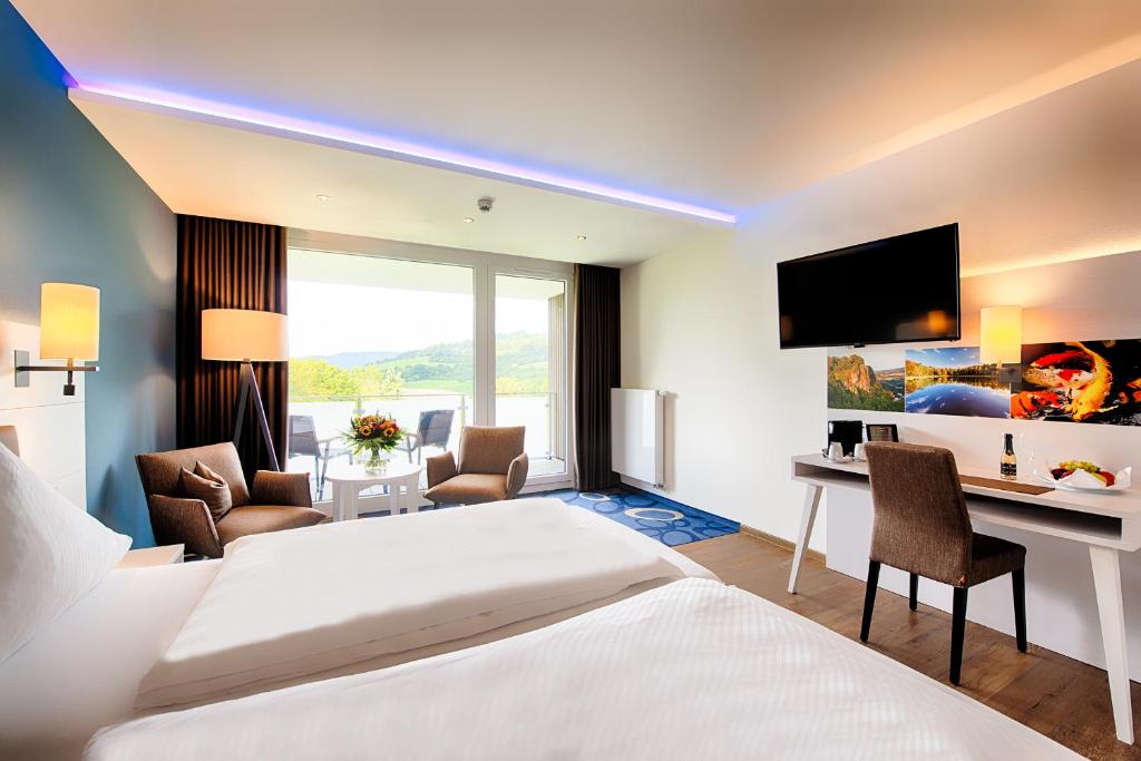 Двухместный (Двухместный номер Делюкс с 1 кроватью), Seehotel am Stausee