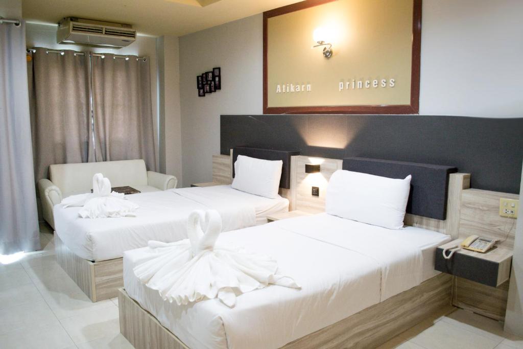 Двухместный (Стандартный двухместный номер с 2 отдельными кроватями) отеля Atikarn Princess Hotel & Resort, Удонтхани