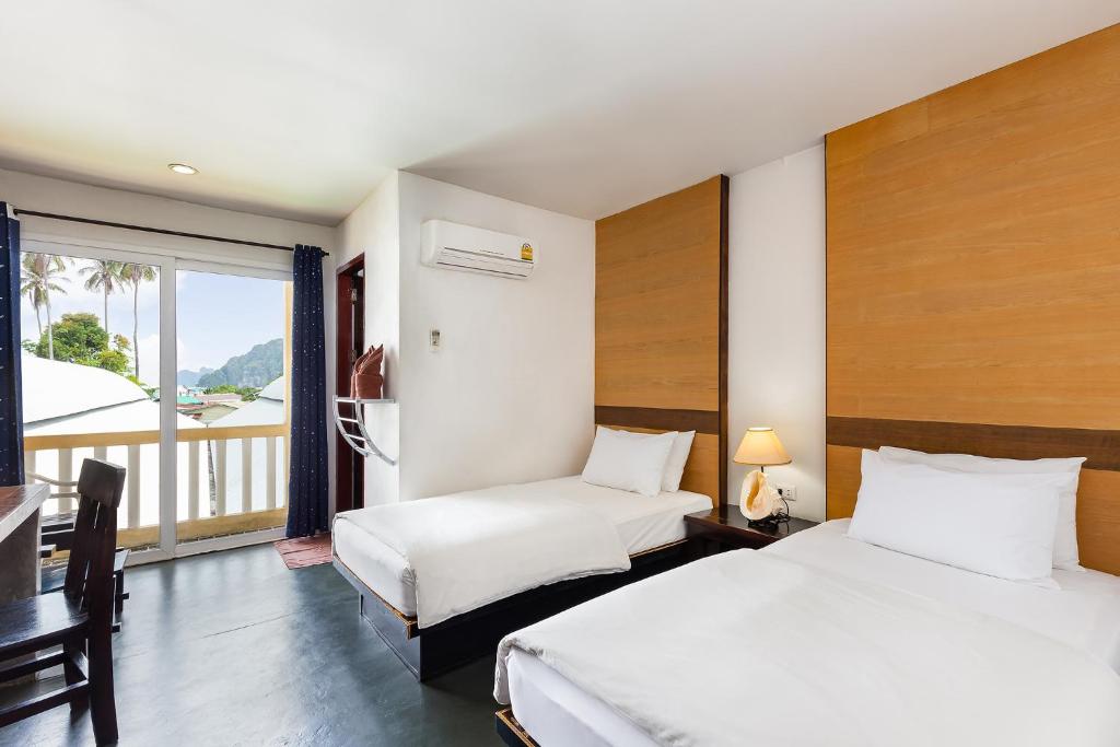 Двухместный (Стандартный двухместный номер с 2 отдельными кроватями) гостевого дома PP Insula, Пхи-Пхи