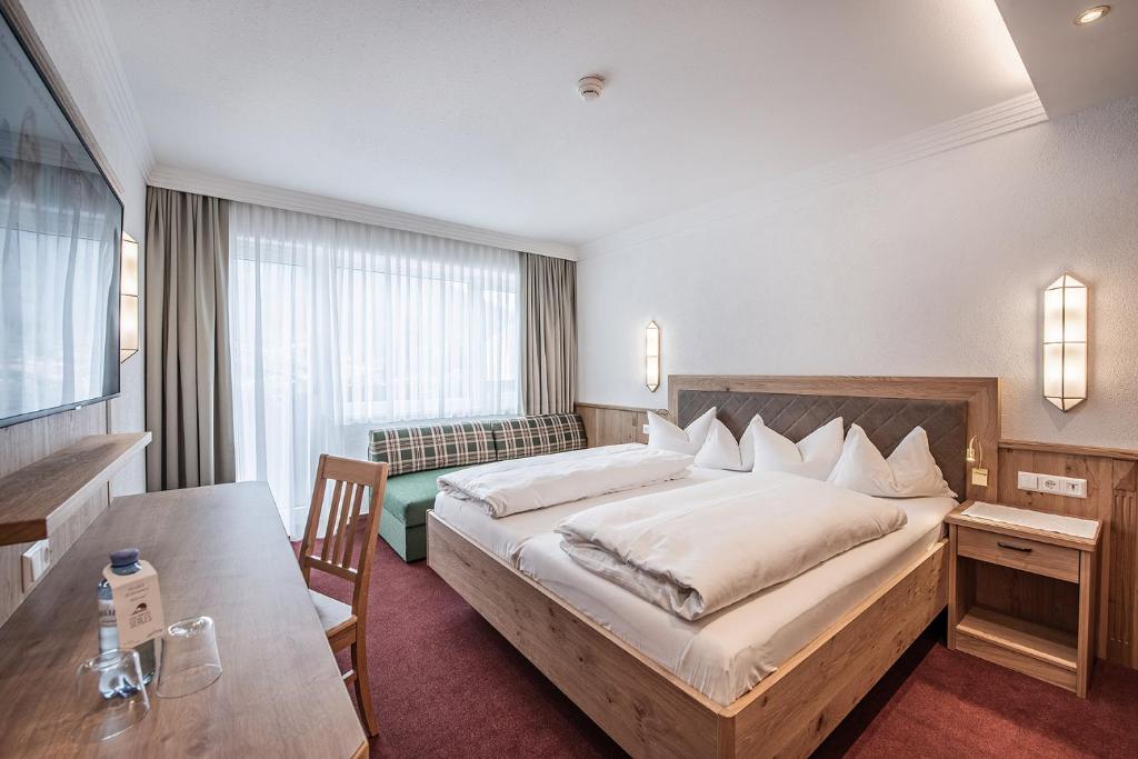 Двухместный (Двухместный номер с 1 кроватью (для 1 взрослого)) отеля Hotel Serles, Нойштифт