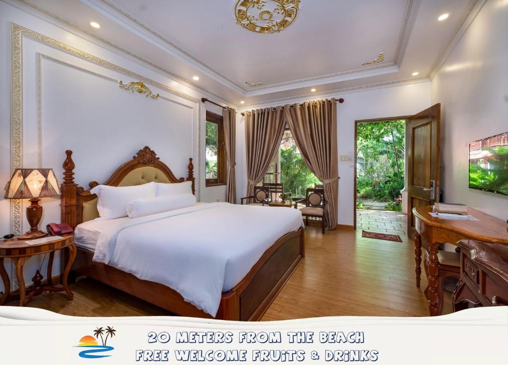 Двухместный (Двухместный номер Делюкс с 1 кроватью и видом на сад) курортного отеля Cocopalm Beach Resort & Spa, Дуонг-Донг