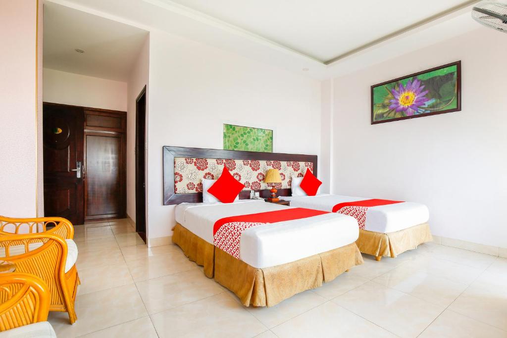 Двухместный (Двухместный номер Делюкс с 2 отдельными кроватями) отеля Areca Riverside Hotel, Дананг
